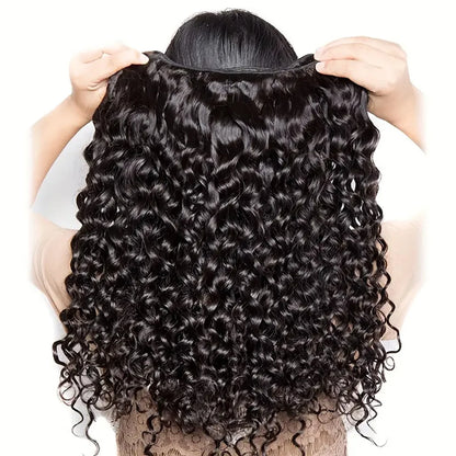 Human Hair Bundles 10-30 inches Indian Hair curly Wave Natural Black Color Remy Human Hair Weave 3 set Bundles Extensions Hair