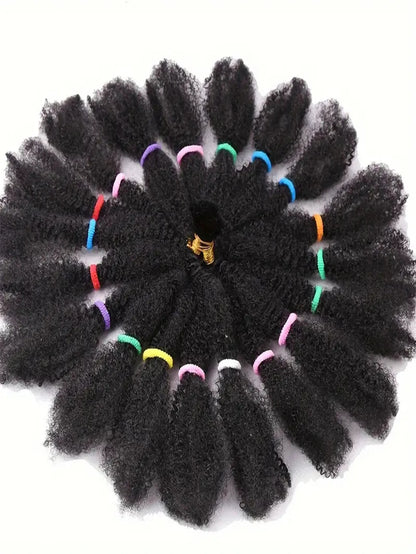 Afro Kinky Hair 12 Inch 1 Packs(10stands/pack) Pre Synthetic Afro Kinky Twist Hair Afro Braiding Hair Kinky Twist Crochet Braids