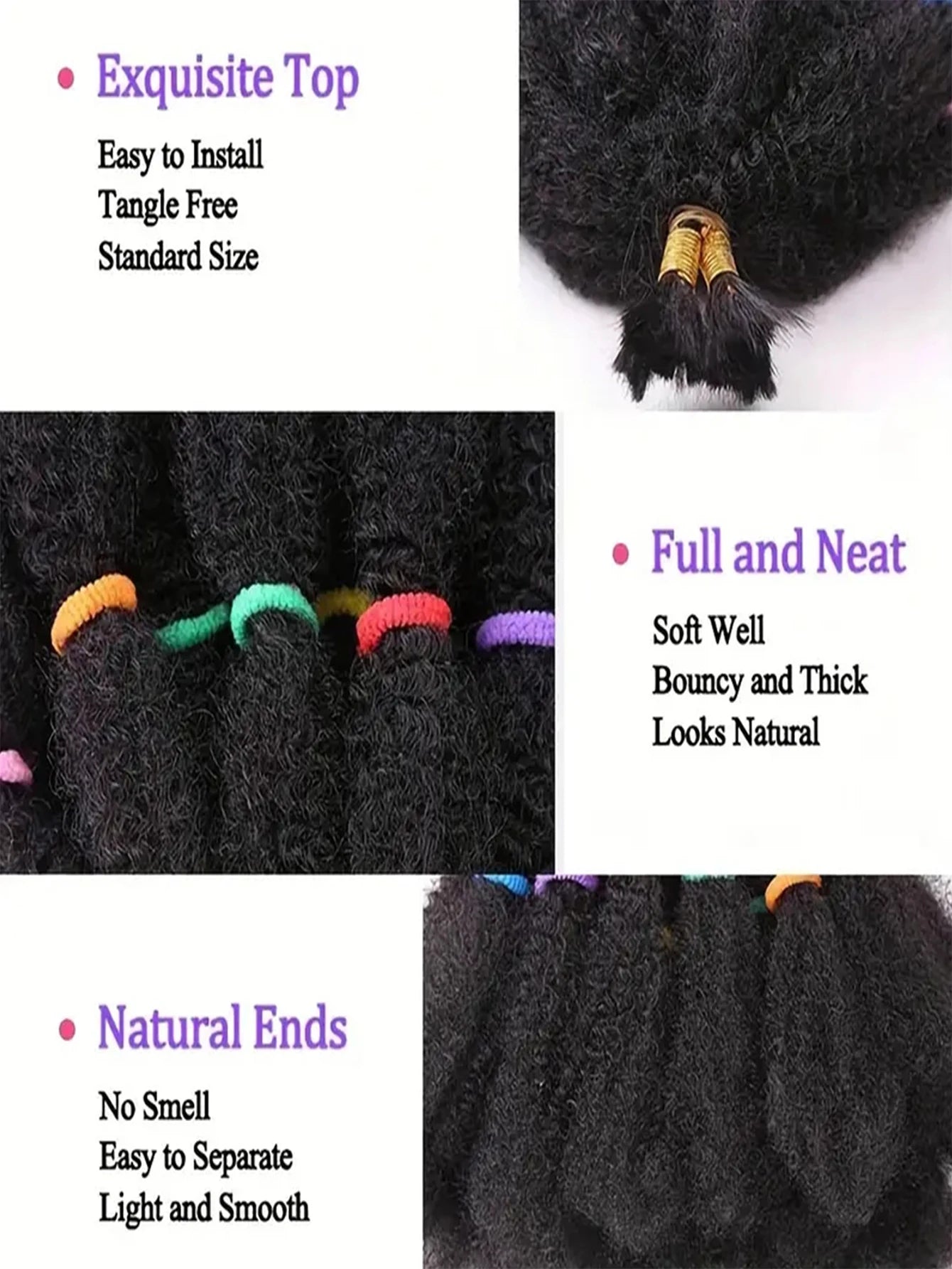 Afro Kinky Hair 12 Inch 1 Packs(10stands/pack) Pre Synthetic Afro Kinky Twist Hair Afro Braiding Hair Kinky Twist Crochet Braids