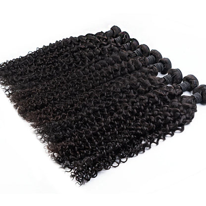 Human Hair Bundles 10-30 inches Indian Hair curly Wave Natural Black Color Remy Human Hair Weave 3 set Bundles Extensions Hair